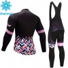 Completo Maglia ML + Pantaloncino con bretelle ML 2017 CCC Liv Donna Winter Invernale N006